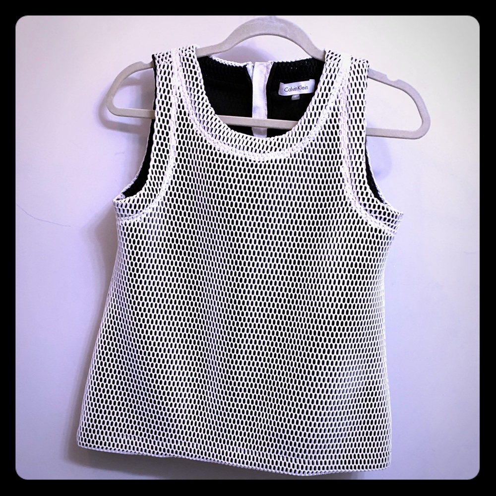 Calvin Klein Mesh Top - Size 4